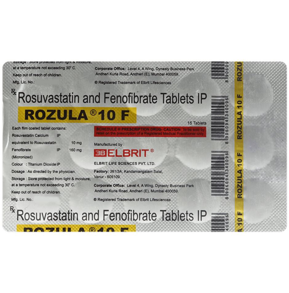 Rozula 10 F Tablet