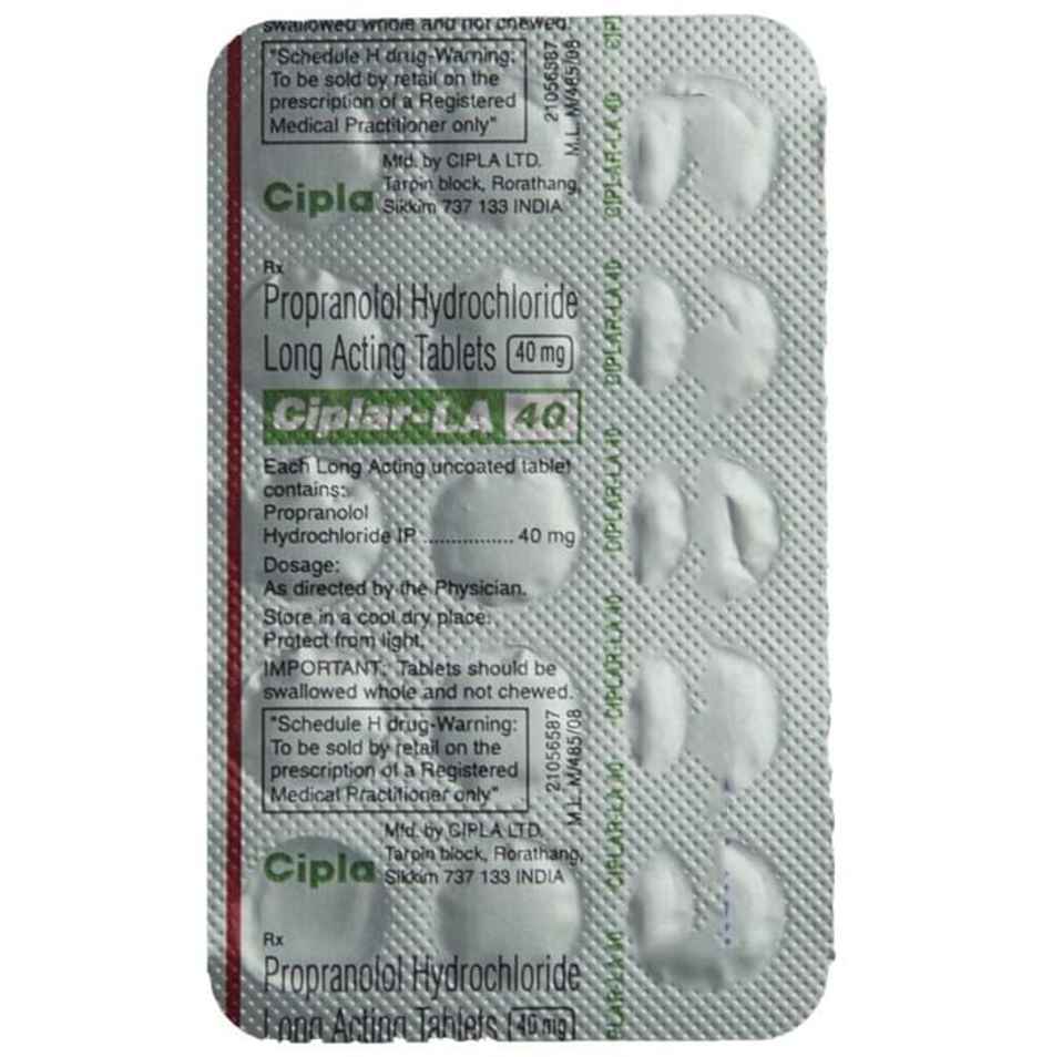 Ciplar-LA 40 Tablet