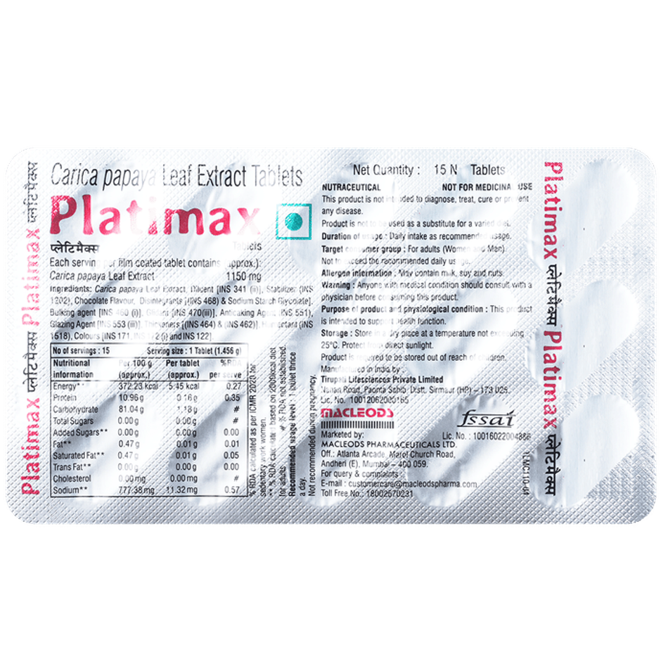 Platimax Tablet