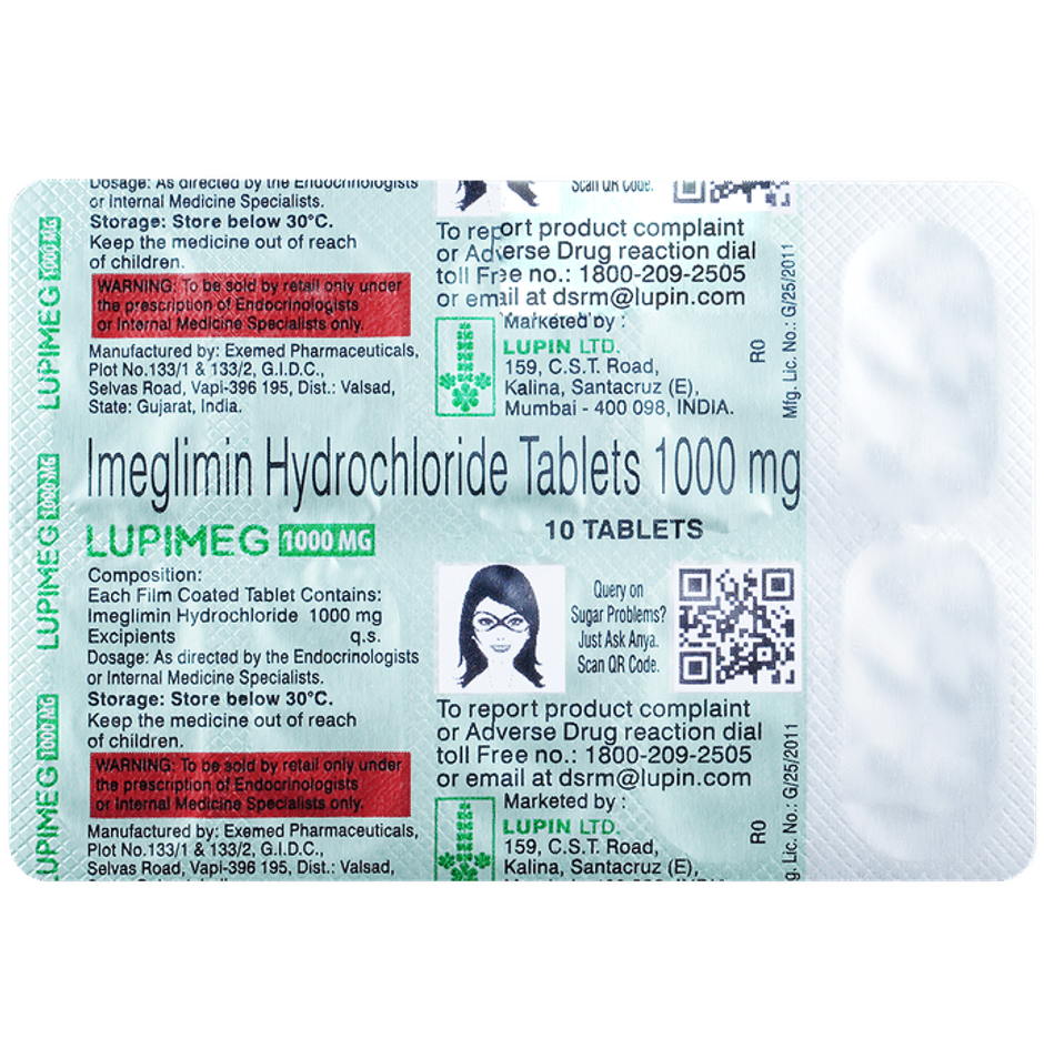 Lupimeg 1000mg Tablet