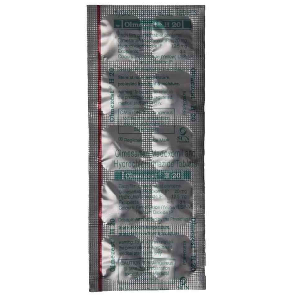 Olmezest H 20 Tablet