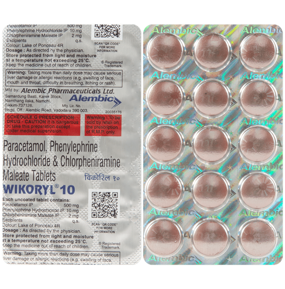 Wikoryl 10 Tablet