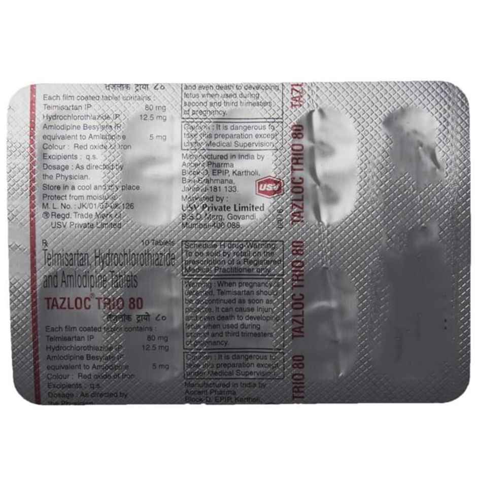 Tazloc Trio 80 Tablet
