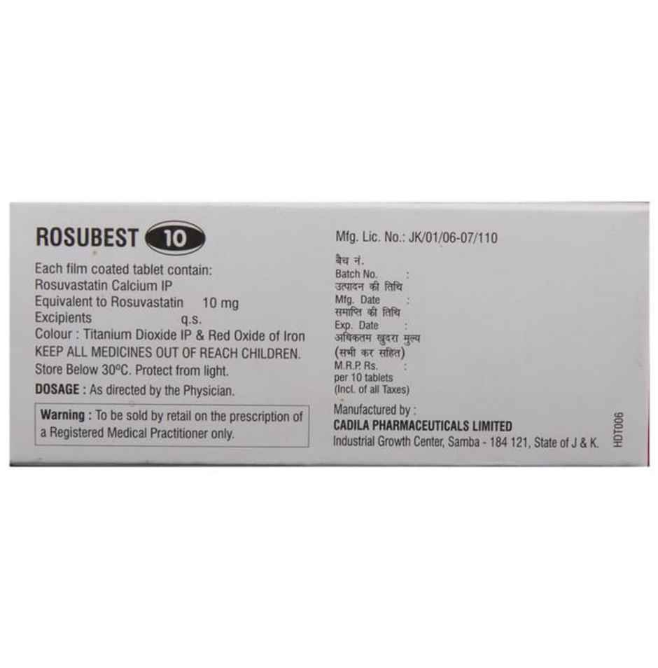 Rosubest 10 Tablet