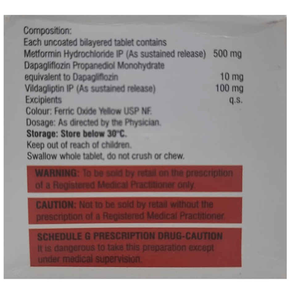 Zomelis-DM 500 Tablet SR