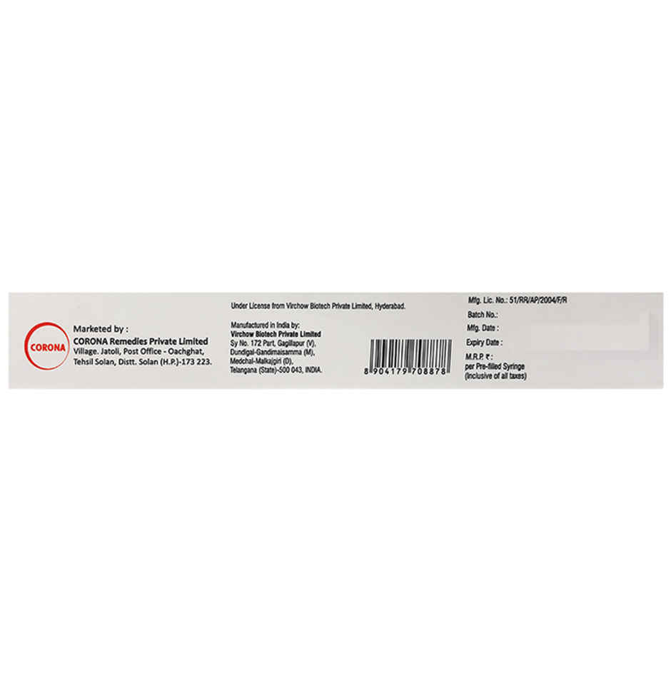 Corparin-40 Pre-Filled Syringe