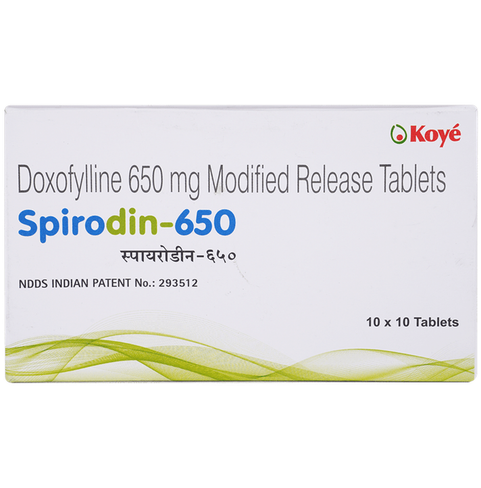 Spirodin-650 Tablet MR