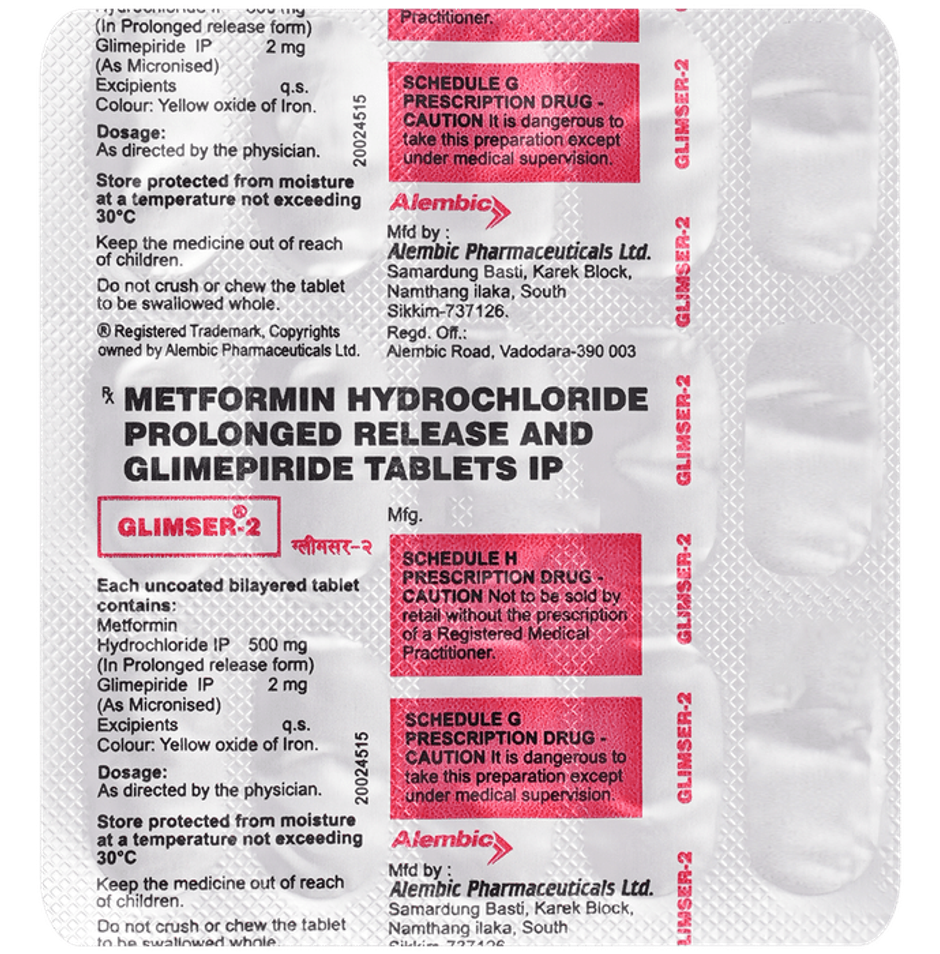Glimser-2 Tablet PR