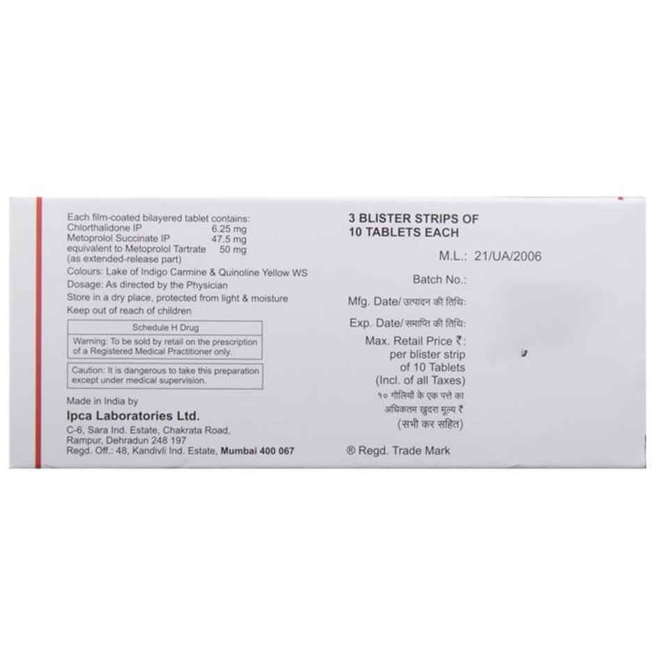 CTD-M 6.25/50 Tablet ER