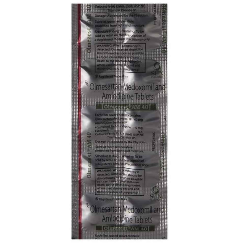 Olmezest AM 40 Tablet