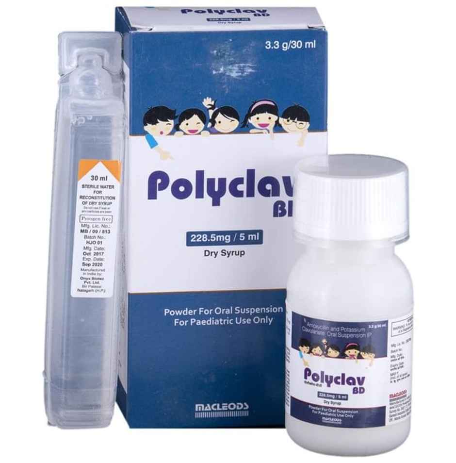 Polyclav BD 228.5mg/5ml  Dry Syrup