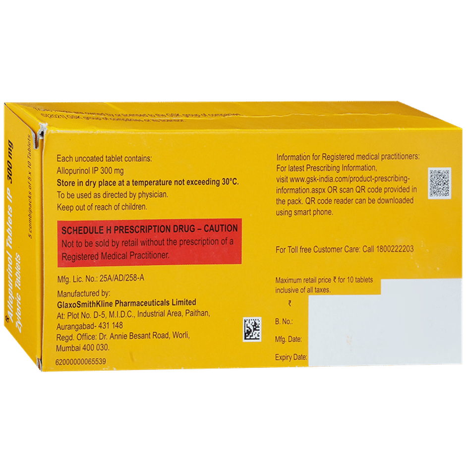 Zyloric 300mg  Tablet