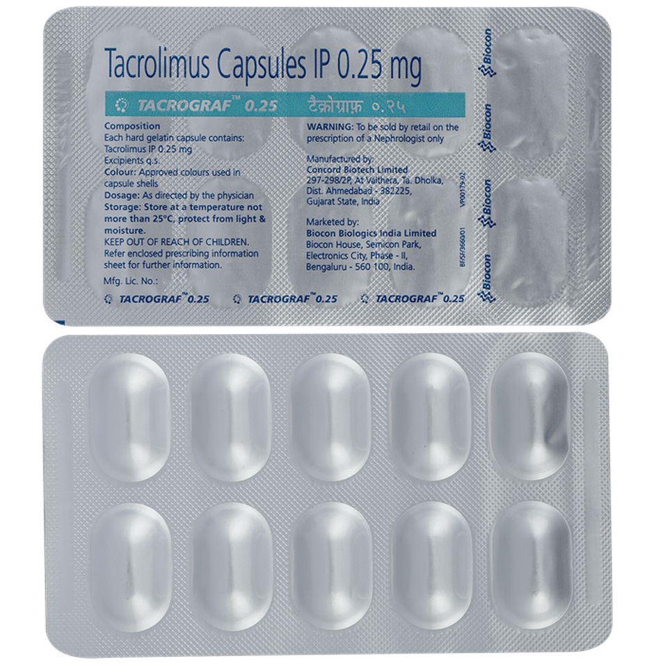 Tacrograf 0.25 Capsule