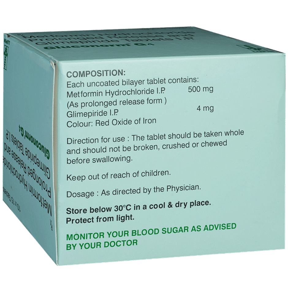 Gluconorm G4 Tablet PR