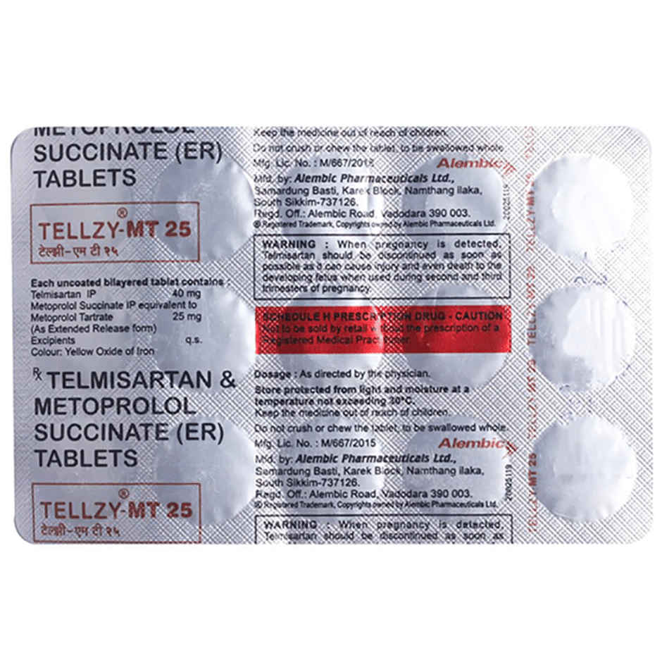 Tellzy-MT 25 Tablet ER