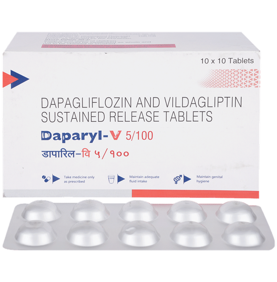 Daparyl-V 5/100 Tablet SR