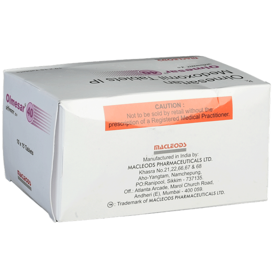 Olmesar 40 Tablet