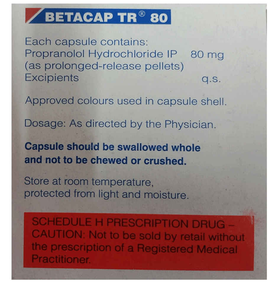 Betacap TR 80 Capsule PR