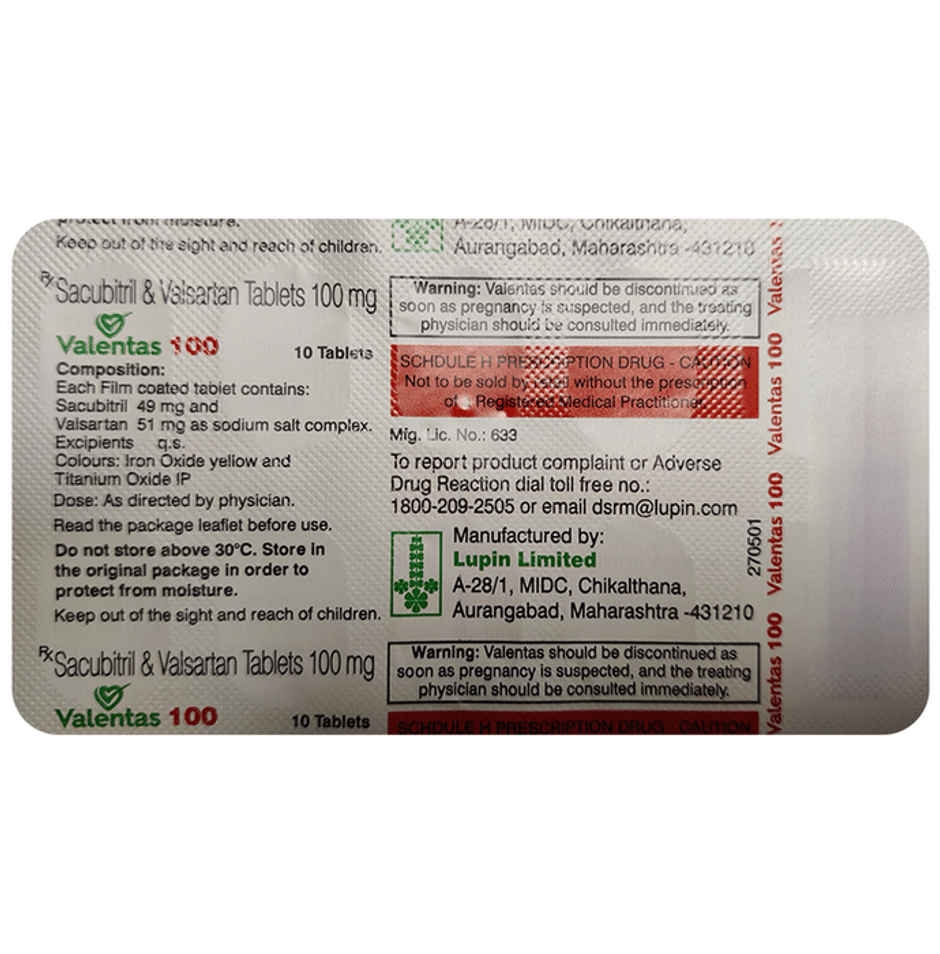 Valentas 100 Tablet