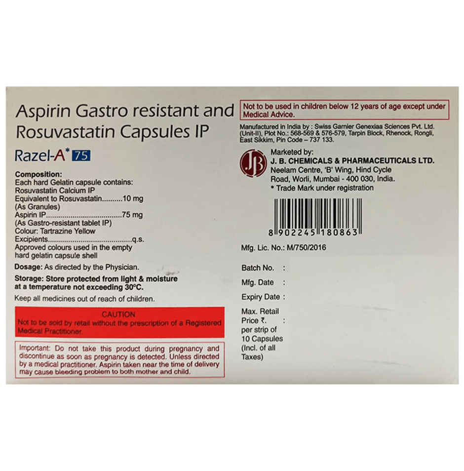 Razel-A 75 Capsule