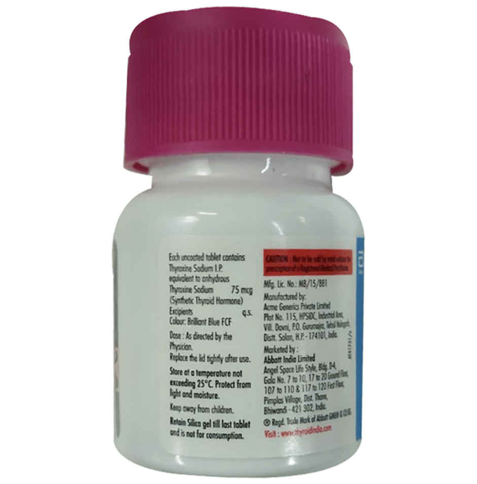 Thyronorm 75mcg Tablet