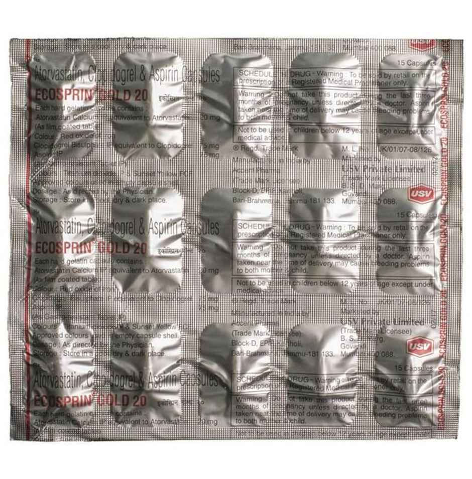 Ecosprin Gold 20 Capsule