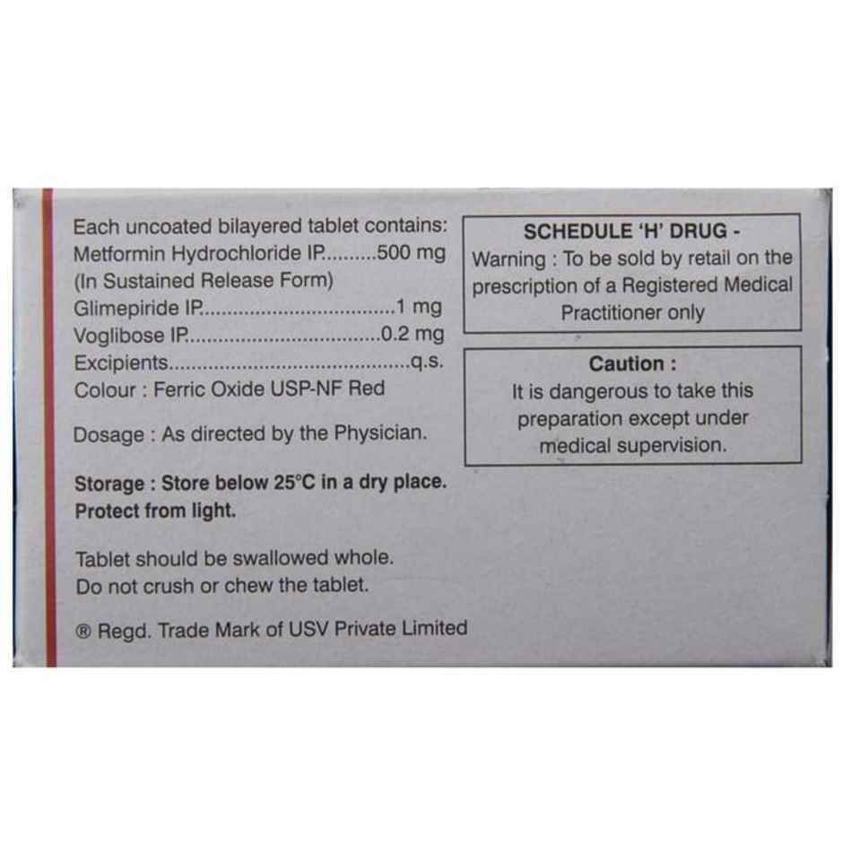 Glycomet Trio 1 Tablet SR