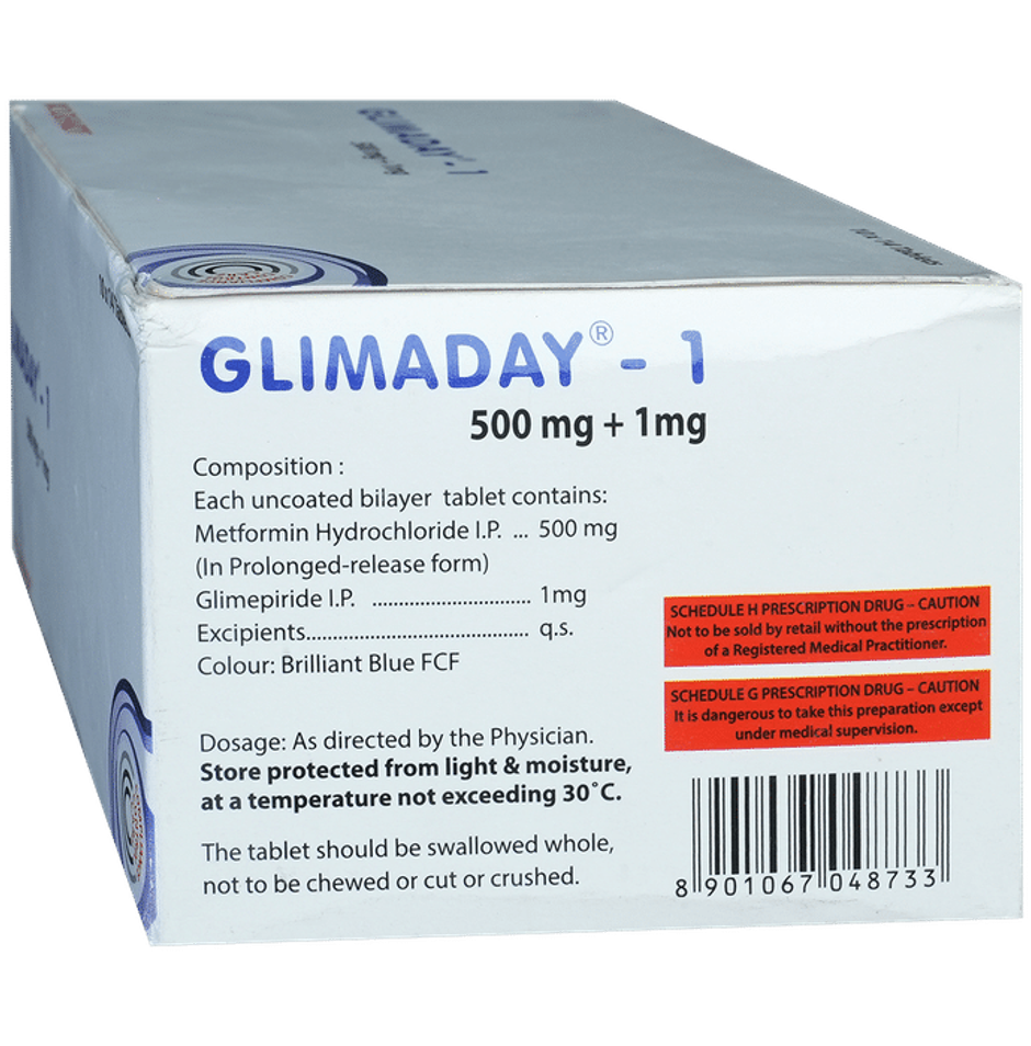 Glimaday-1 Tablet PR