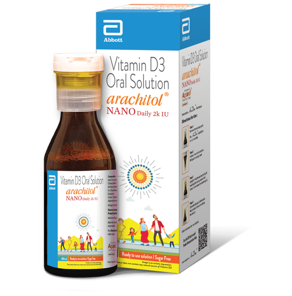 Arachitol Nano Daily 2K IU Sugar Free Oral Solution