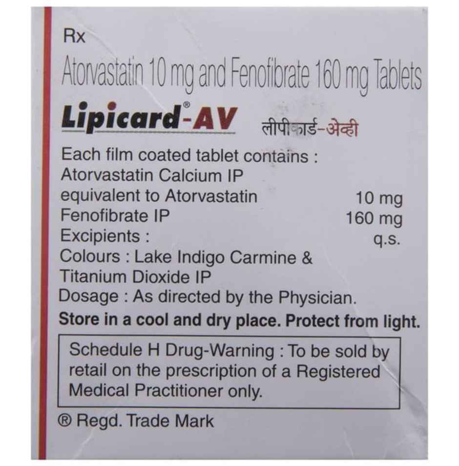 Lipicard-AV Tablet