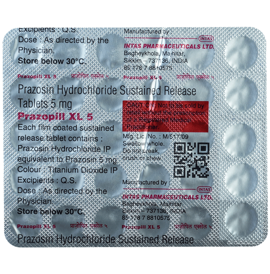 Prazopill XL 5 Tablet SR