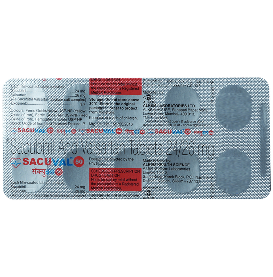 Sacuval 50 Tablet