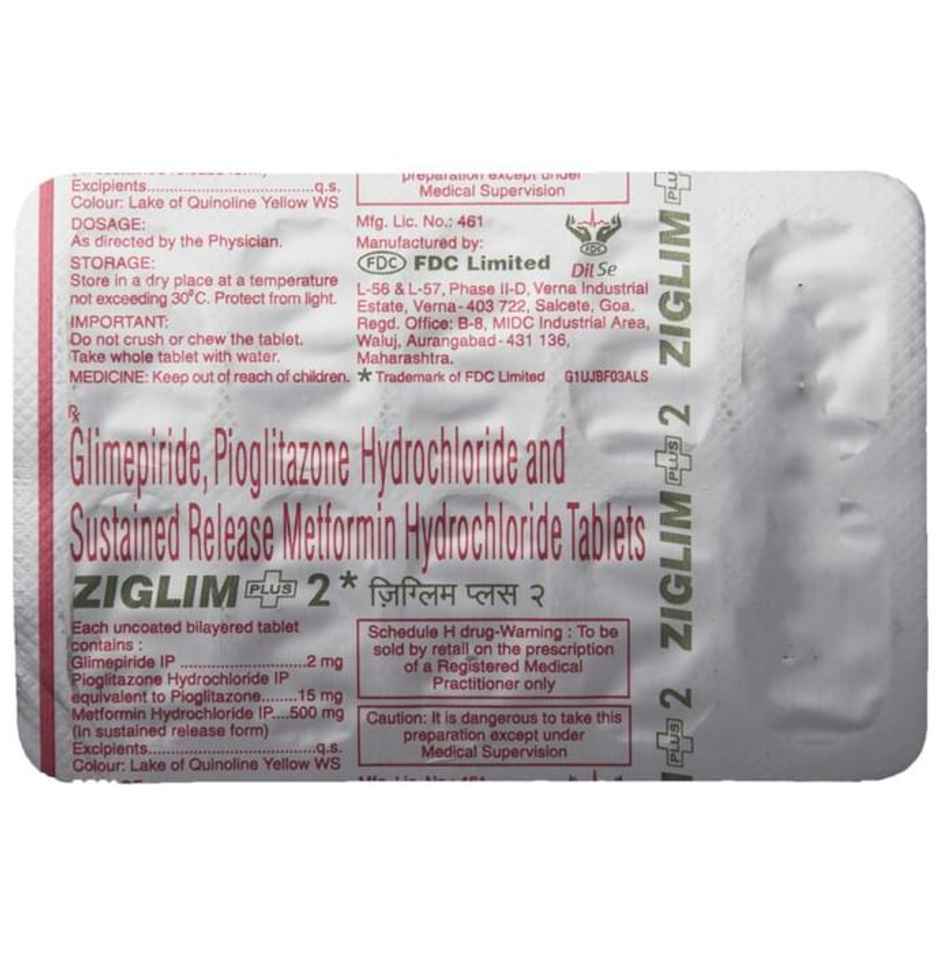 Ziglim Plus 2 Tablet SR