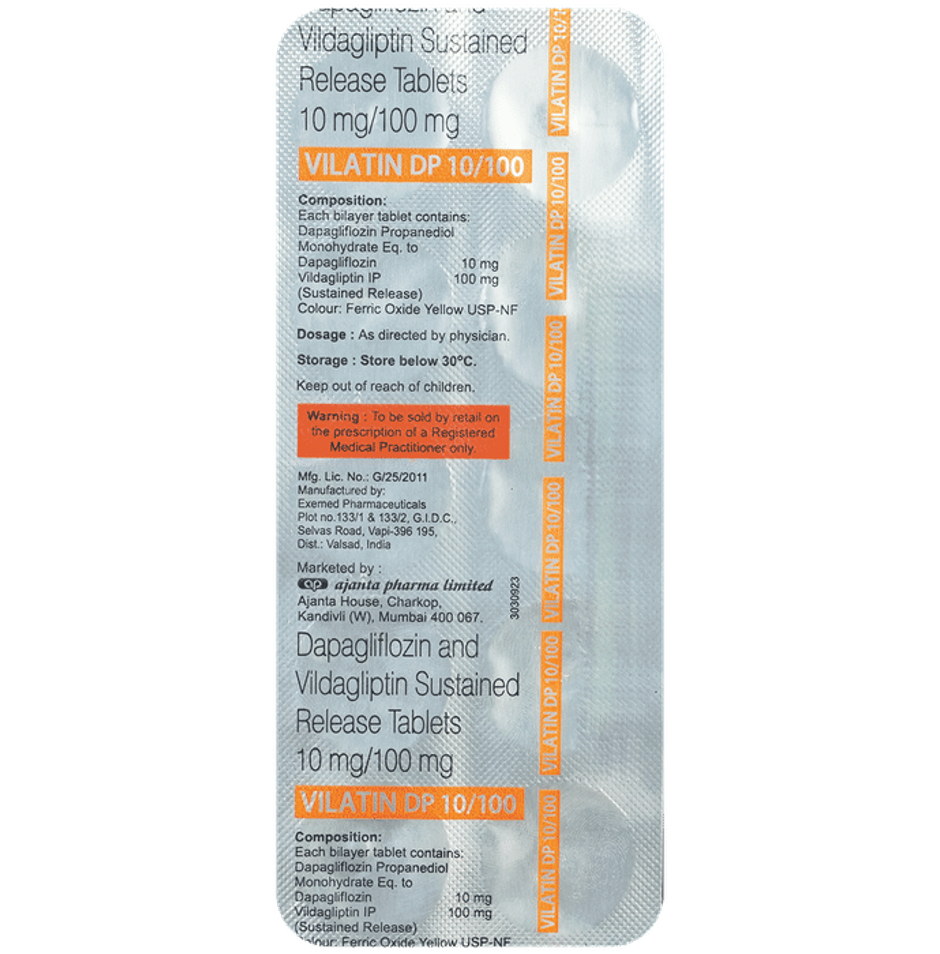 Vilatin DP 10/100 Tablet SR