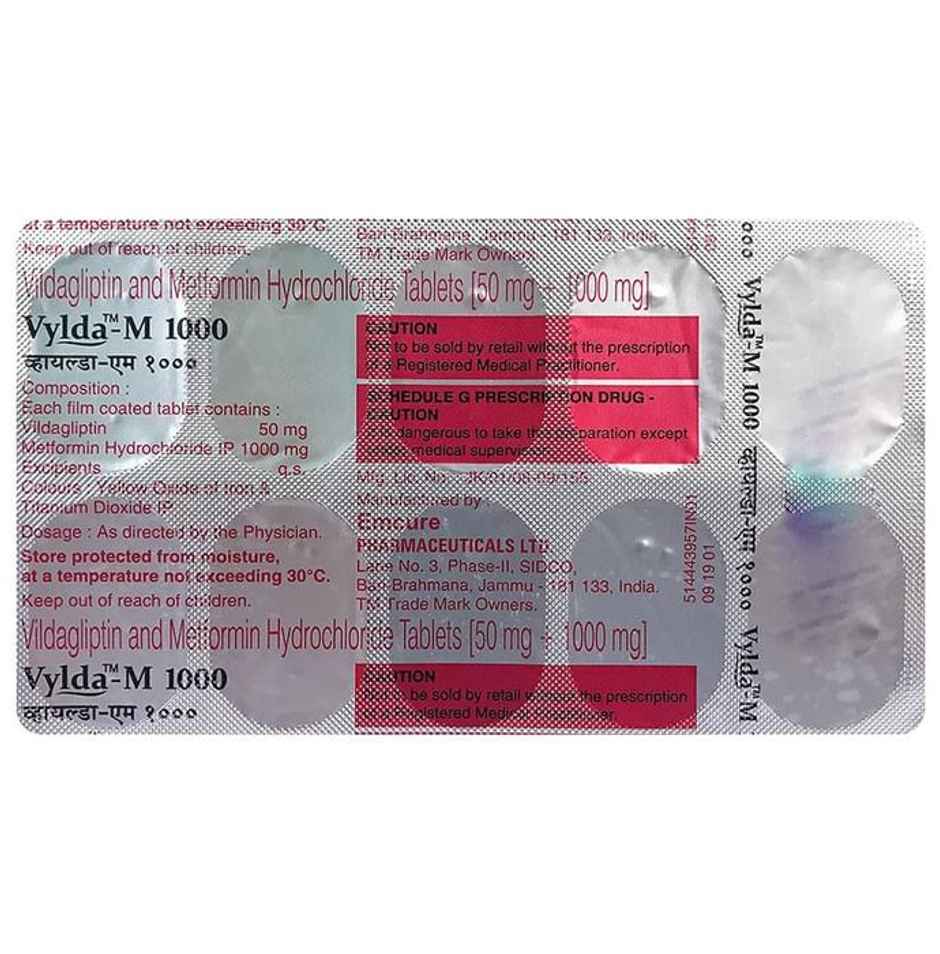 Vylda-M 1000 Tablet