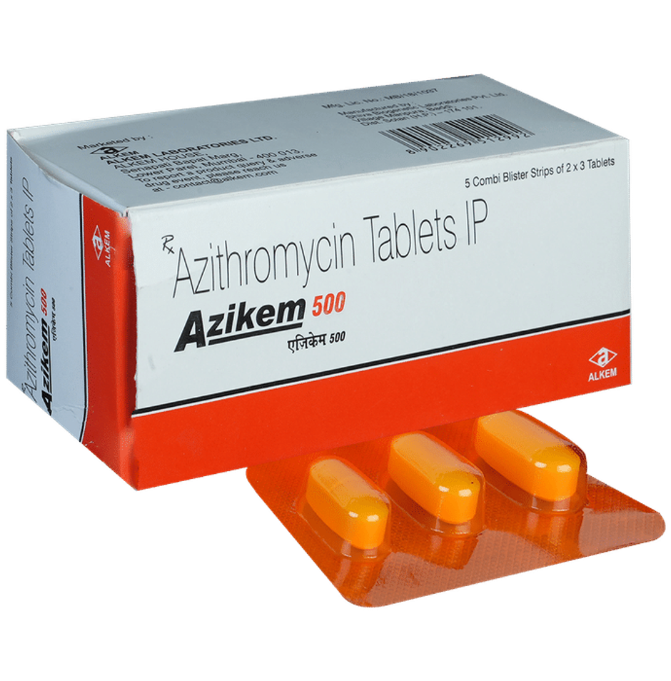 Azikem 500mg Tablet