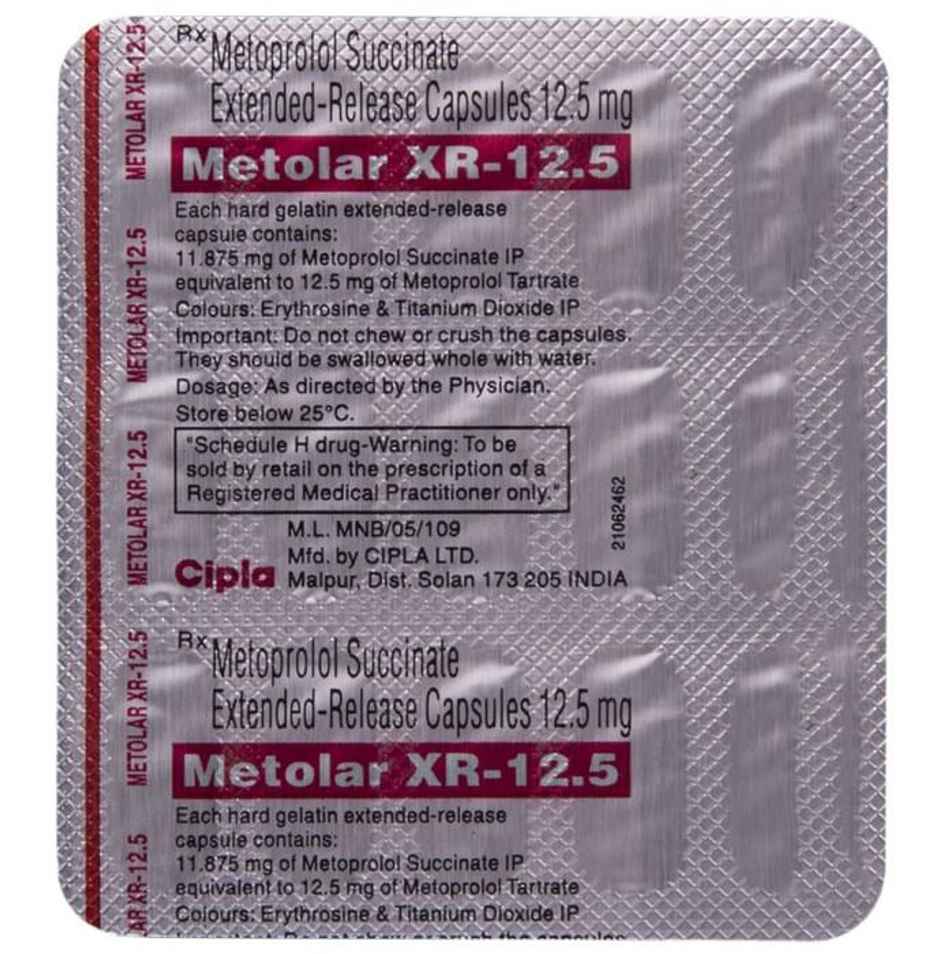 Metolar XR-12.5 Capsule