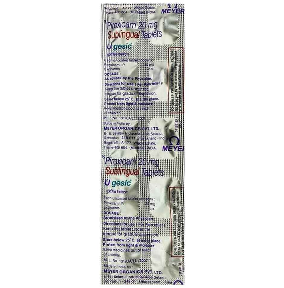 Ugesic Sublingual Tablet