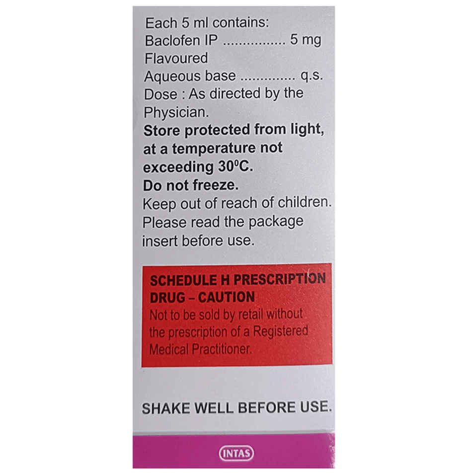 Baclof Strawberry Flavour Liquid