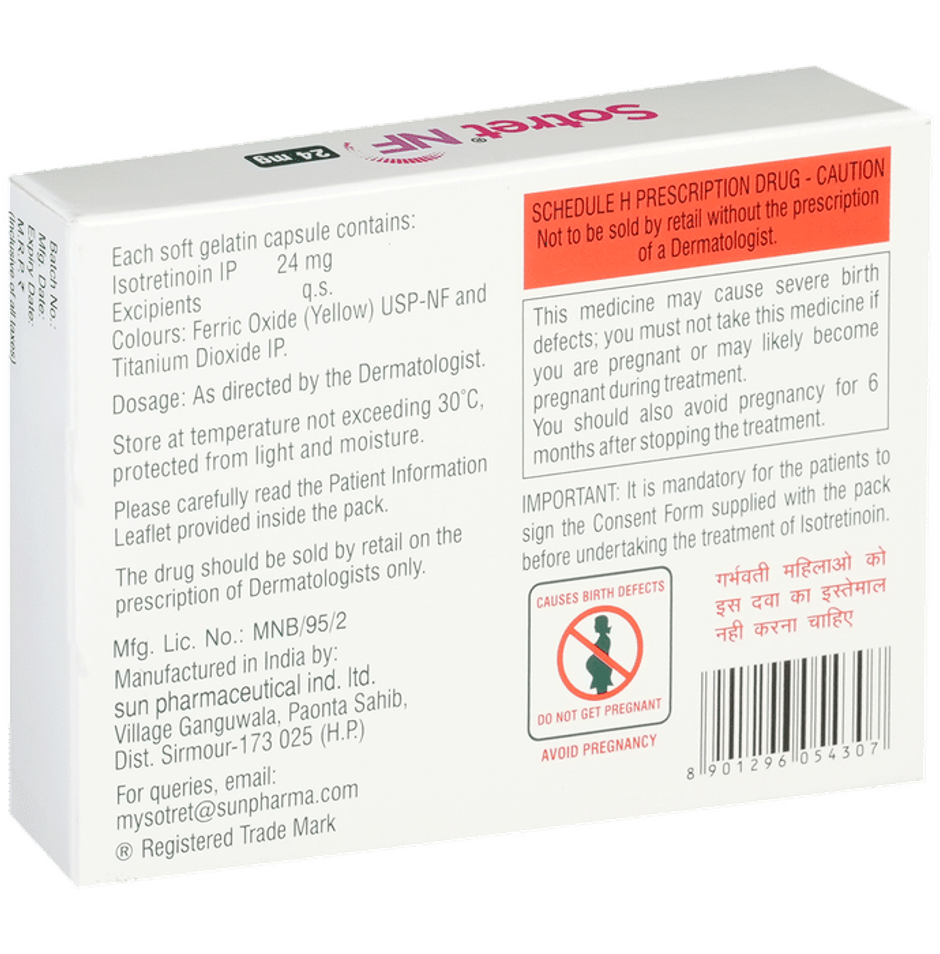 Sotret NF 24mg Capsule