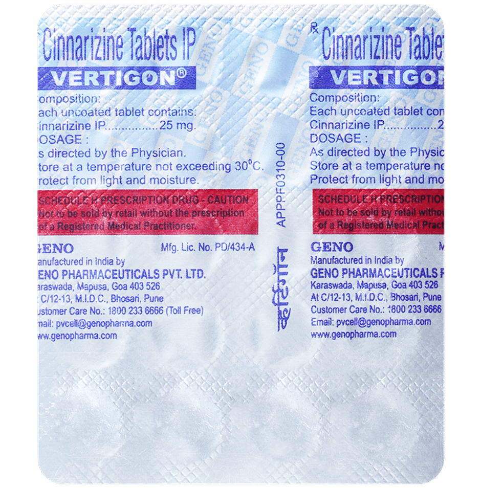 Vertigon Tablet
