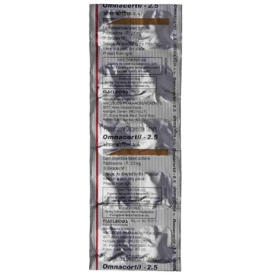 Omnacortil-2.5 Tablet DT
