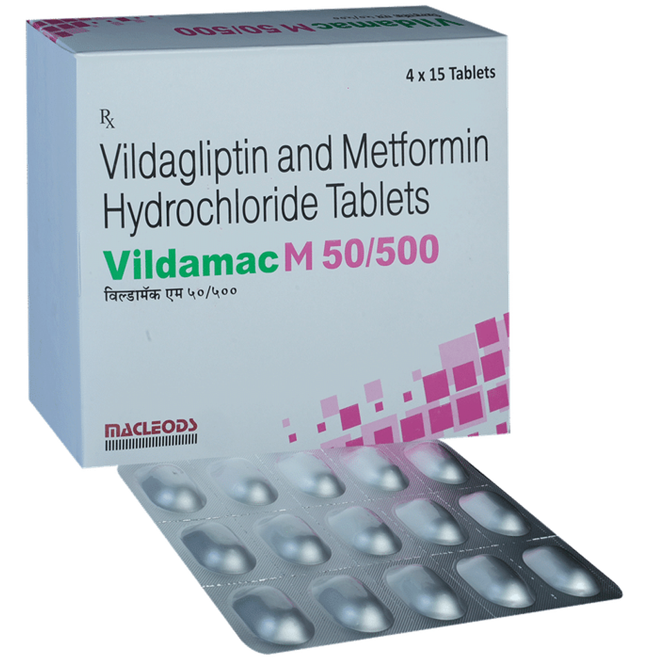 Vildamac M 50/500 Tablet