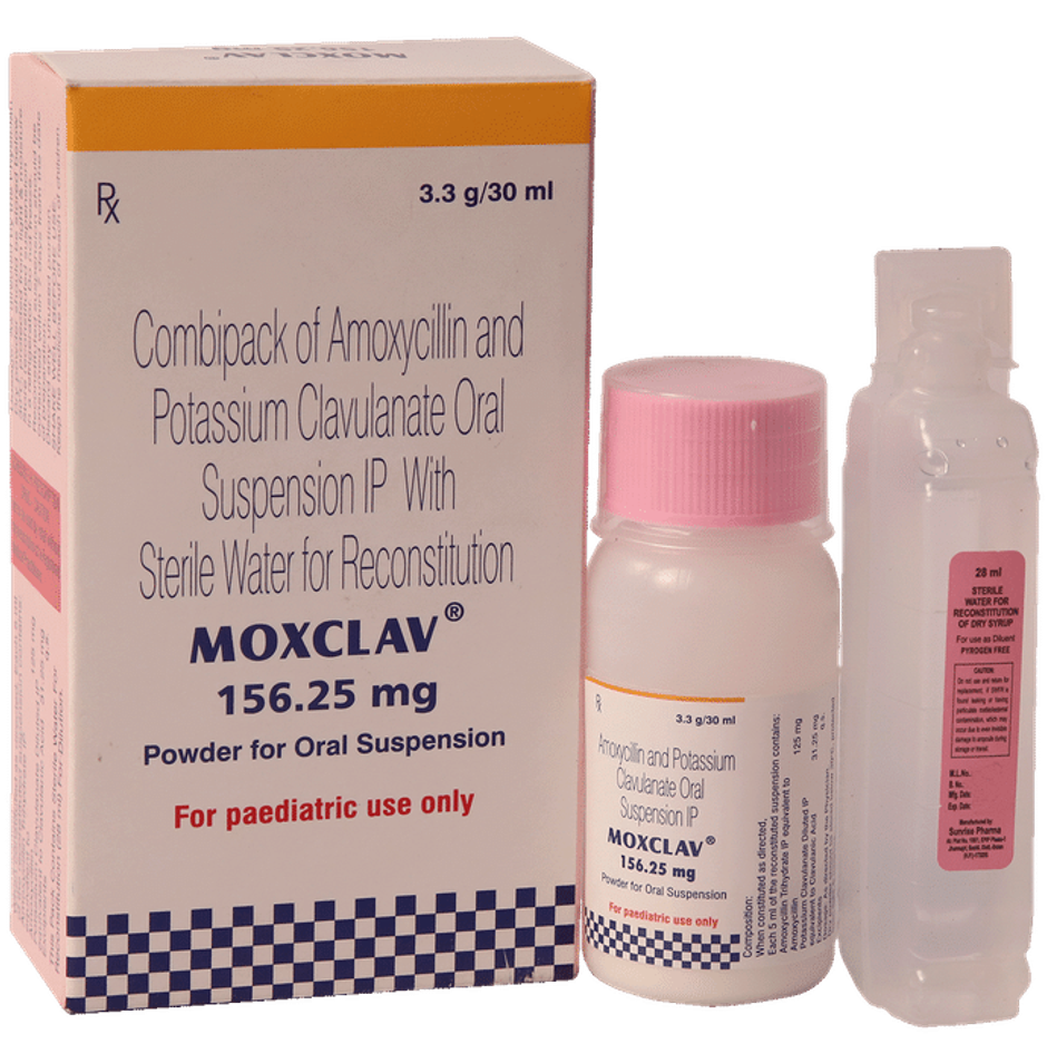 Moxclav 156.25mg Powder for Oral Suspension