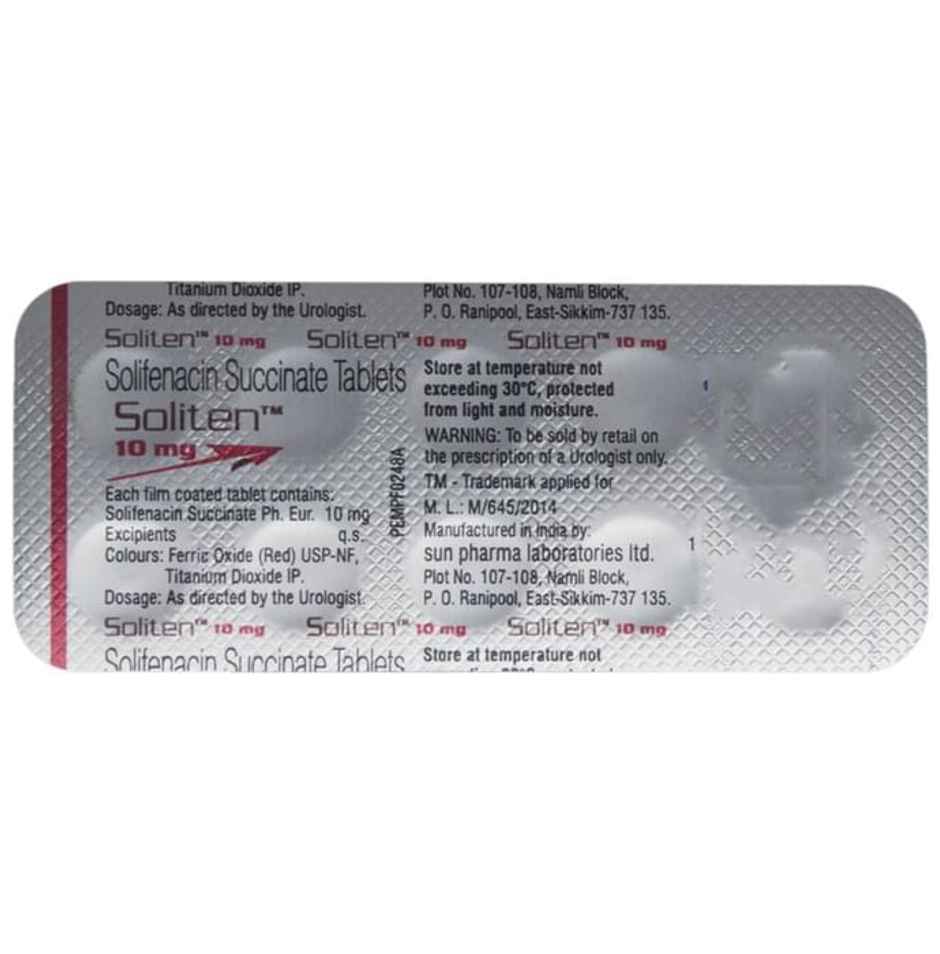 Soliten 10mg  Tablet