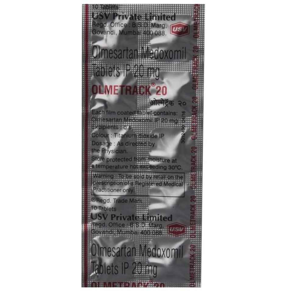 Olmetrack 20 Tablet