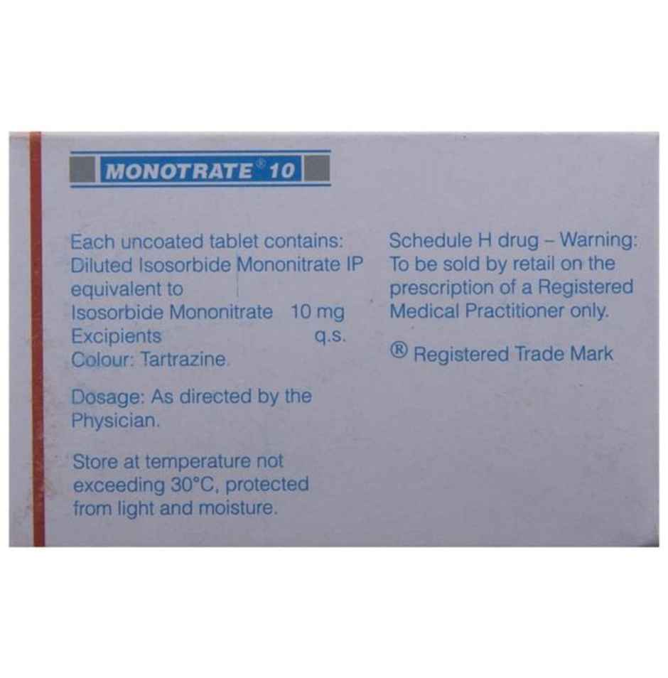Monotrate 10 Tablet