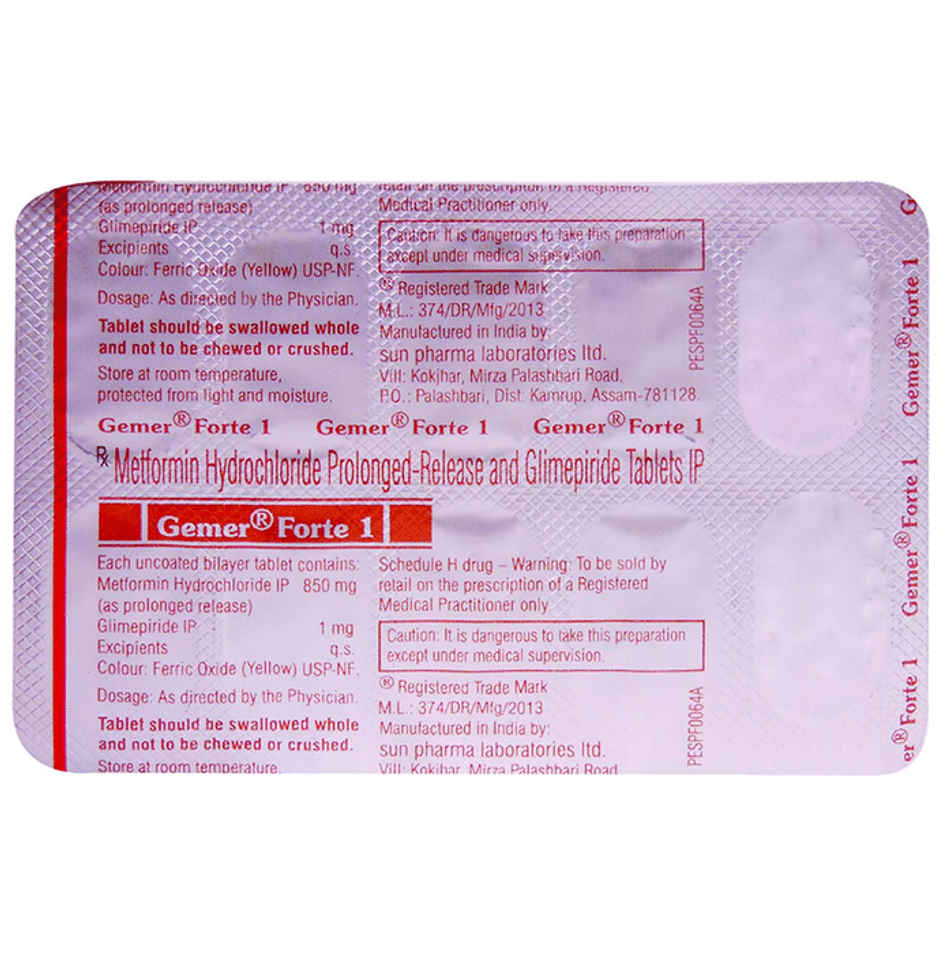 Gemer Forte 1 Tablet PR