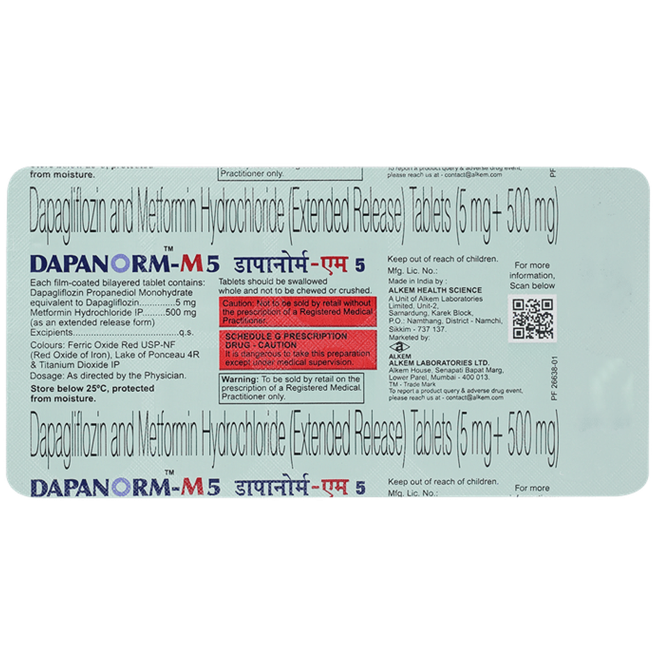 Dapanorm-M 5 Tablet ER