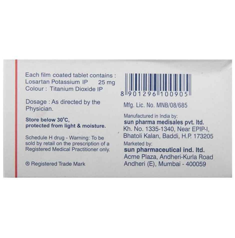 Covance-25 Tablet